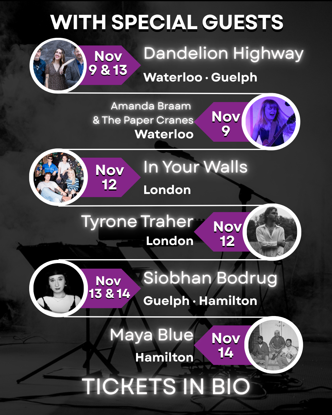 Fall 2025 Tour with Special Guests