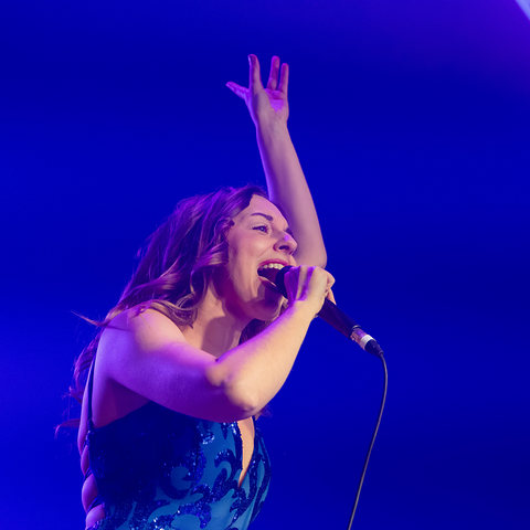Awake & Dreaming's Sasha Kristoff singing, opening for Blue Rodeo in Owen Sound 2026